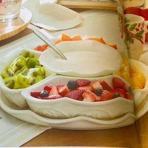 Dipping trey with 6 pieces